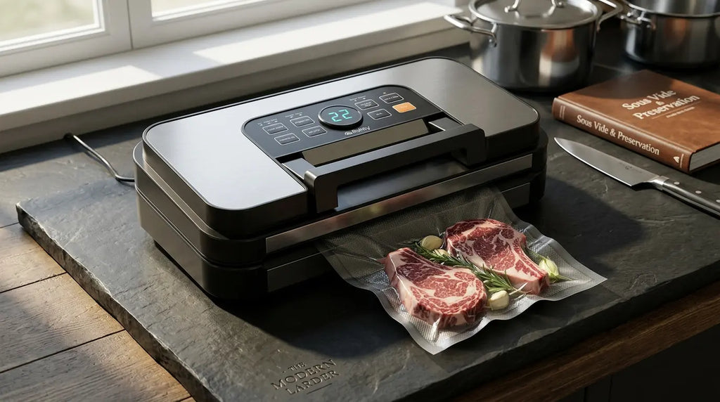 Machine sous vide double soudure pour congeler