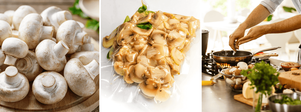 Congelare i funghi freschi sottovuoto