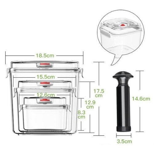 Scatola sottovuoto con pompa