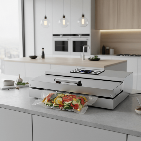 Macchina sottovuoto a doppia tenuta