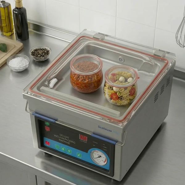 Machine sous vide a cloche qui mets des bocaux sous vide