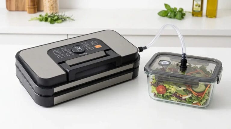Si può mettere l’insalata sottovuoto? Sì, ma soprattutto in una scatola rigida
