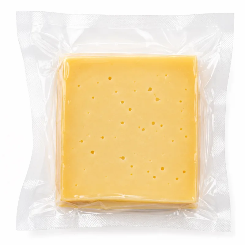 Fromage emballé sous vacuum en macelleria